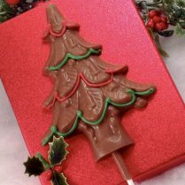 Chocolate Christmas Tree Pop