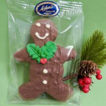 handcut and hand decorated Sponge Candy Man