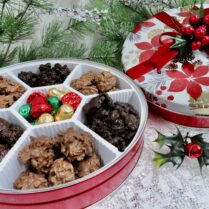 Holiday Gift Tin filled with Chocolate Confections